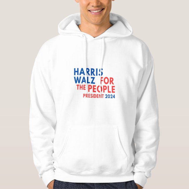 Sudadera Harris Walz 2024 Para El Pueblo (Anverso)