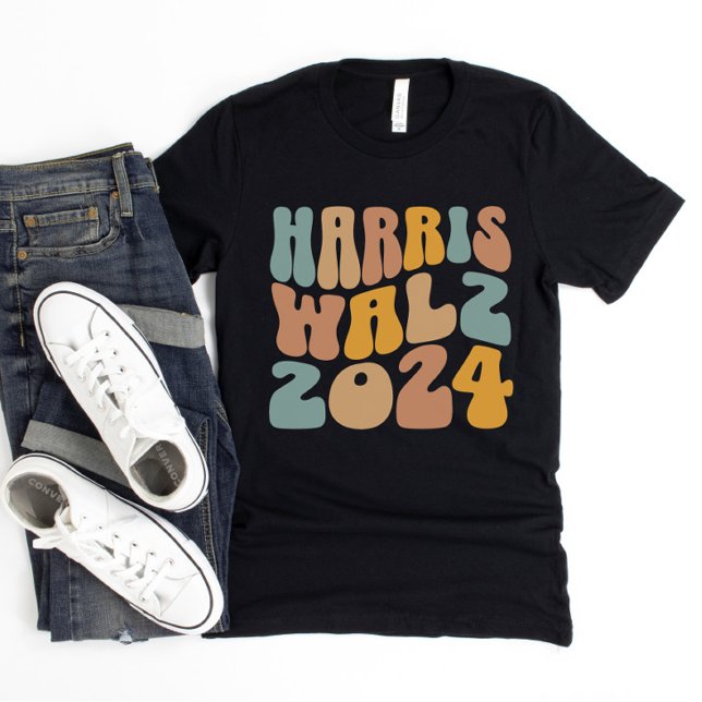 Sudadera Harris Walz 2024 Trendy Wavy Boho (Subido por el creador)