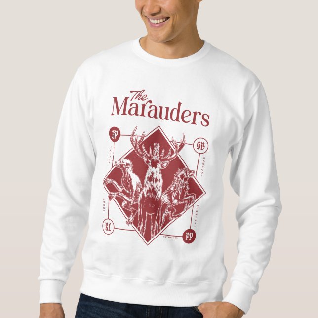 Sudadera HARRY POTTER™ El gráfico de Marauders Animagus (Anverso)