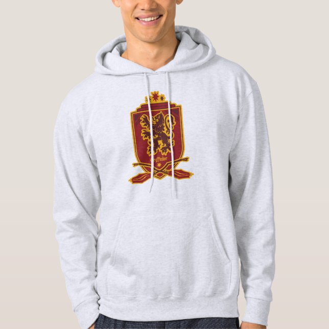 Sudadera Harry Potter | Escudo Gryffindor QUIDDITCH™ (Anverso)