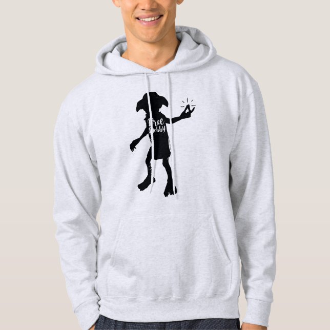 Sudadera Harry Potter | "Free Dobby" Silhouette Typography (Anverso)