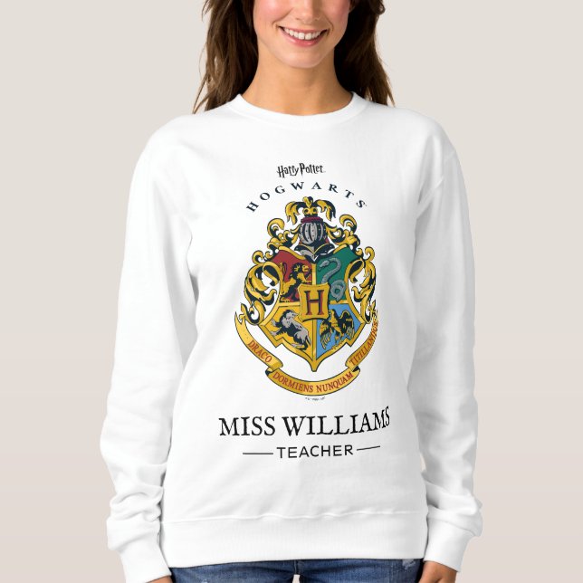Sudadera Harry Potter Teacher | Crest Hogwarts - Color comp (Anverso)