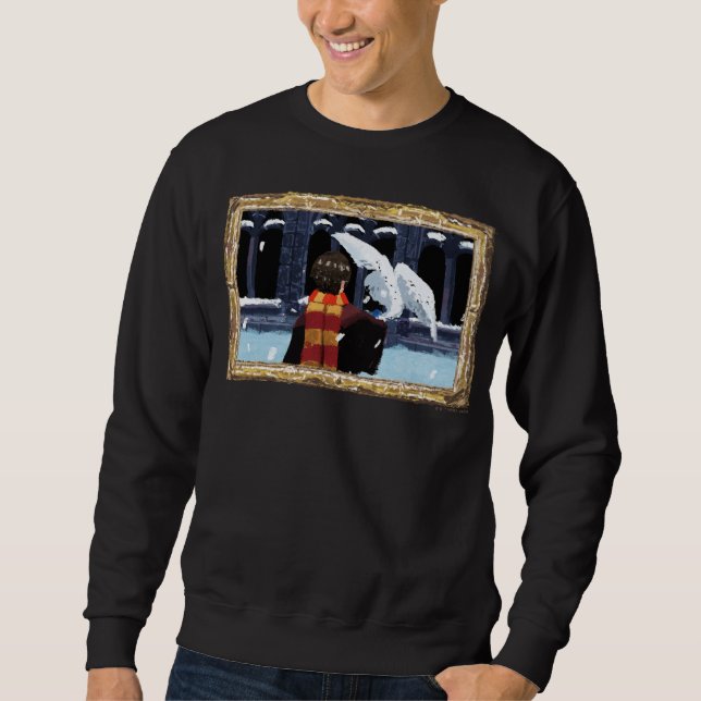 Sudadera HARRY POTTER™ y Hedwig en la nieve (Anverso)