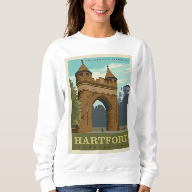 Sudadera Hartford, CT (Anverso)