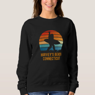 Sudadera Harvey's Beach Connecticut Sasquatch Souvenir