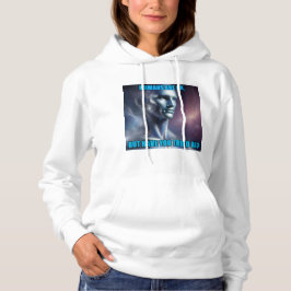 Sudadera ¿Has probado la IA - Manga larga blanca para mujer