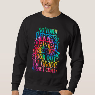Sudadera Hasta El Primer Grado De Los Niños Aquí Me Graduo