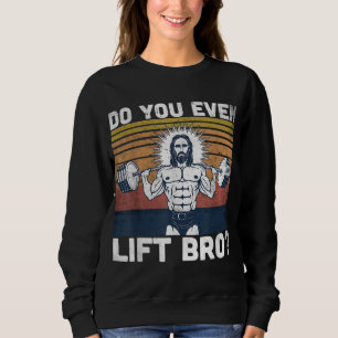 Sudadera ¿Hasta Levantan Al Hermano - Jesús Gym Shoes