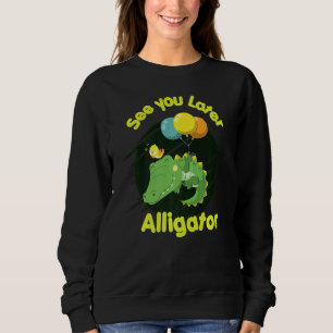 Sudadera Hasta Luego Cocodrilo Reptiles Zoológico Animales