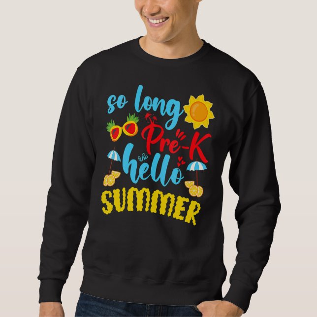 Sudadera Hasta mucho antes de K Hello Summer Vacation Beach (Anverso)