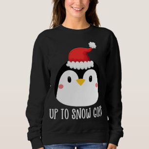 Sudadera Hasta nieve, buen pingüino frente al pingüino Sant
