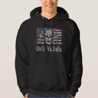 Hasta Valhalla Viking Bandera Estadounidense Til V