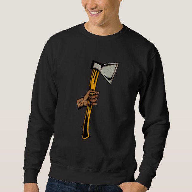 Sudadera Hatchet Lumberjack Hand Ax (Anverso)