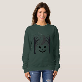 Sudadera Haunted Forest Ghost Silhouette Women’s Crewneck S