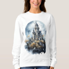 Sudadera Haunted Gothic Castle Halloween Art