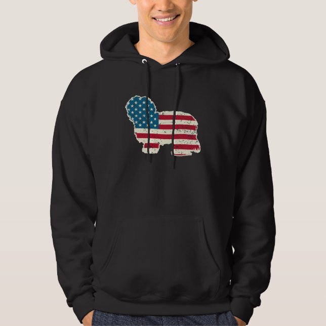 Sudadera Havanese 4th of July Men Women USA American Flag D (Anverso)