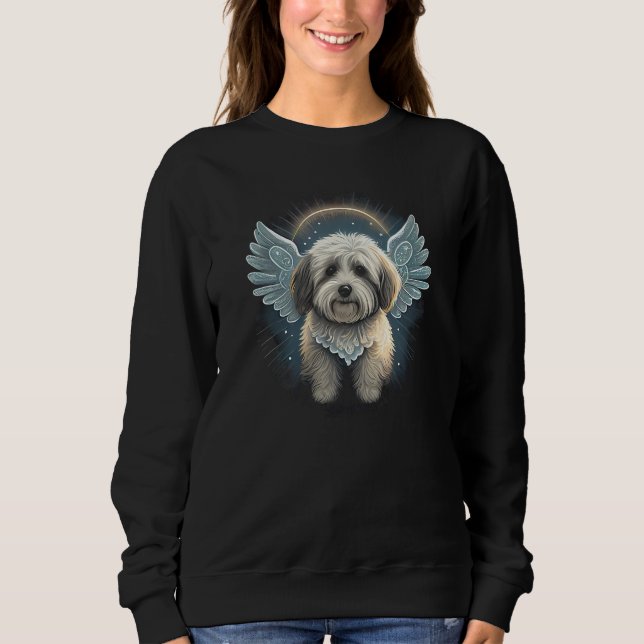 Sudadera Havanese Bolonka Dog Wings Angel Rainbow Bridge Gr (Anverso)