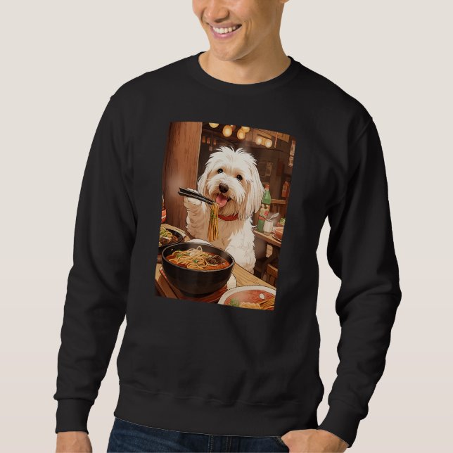 Sudadera Havanese Ramen Funny Dog Comida Japonesa (Anverso)
