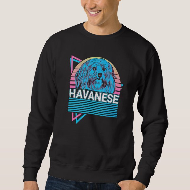 Sudadera Havanese Retro   (Anverso)