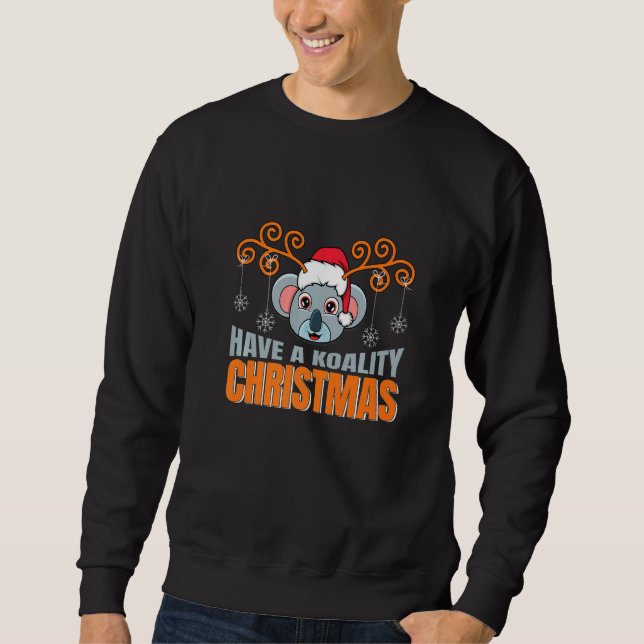 Sudadera Have A Koality Christmas Koala  Coala Ugly Xmas (Anverso)