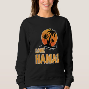 Sudadera Hawái Aloha Verano Sol Surf Playa Hawaiano Par
