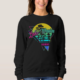 Sudadera Hawái EE. UU. Nostálgico Retro Lago Waiau