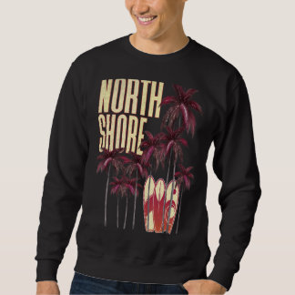 Sudadera Hawái Isla Hawái Nord Shore Surfboard Vinta