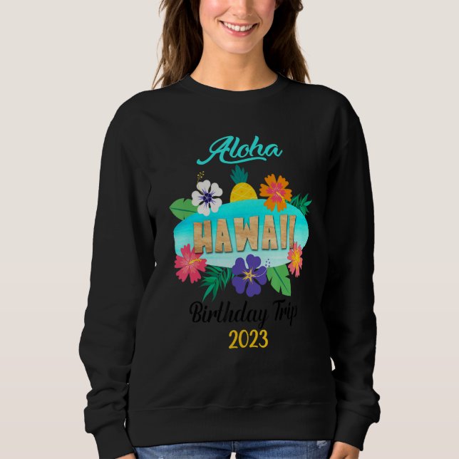 Sudadera Hawaii Aloha Hawaiian Family Trip 2023_23 (Anverso)