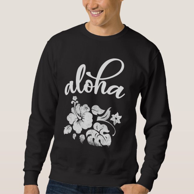 Sudadera Hawaii Aloha Hibiscus Fiesta 2 (Anverso)