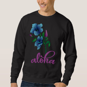 Sudadera Hawaii Aloha Hibiscus Fiesta hawaiano