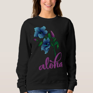 Sudadera Hawaii Aloha Hibiscus Fiesta hawaiano