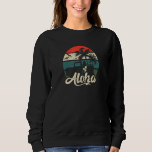 Sudadera Hawaii Aloha Retro Sunset Oahu Waikiki Maui Kona H