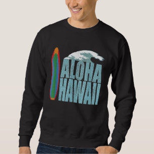Sudadera Hawaii Aloha Surf Las Grandes Olas Vacacionales