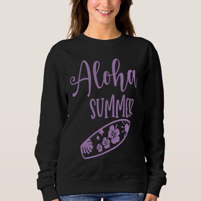 Sudadera Hawaii Aloha Surfing Hawaiian Party (Anverso)