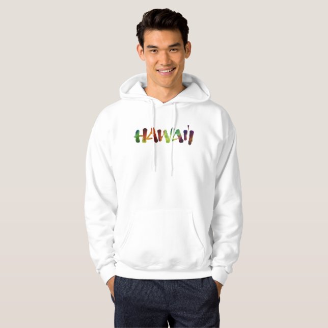 Sudadera Hawai'i - caligrafía con letras de mano - Hawaii (Anverso completo)