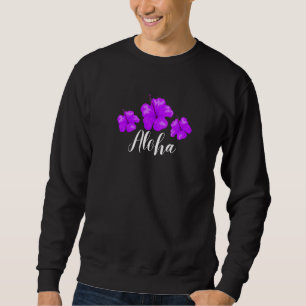 Sudadera Hawaii Hibiscus Flower Hawaii Surfer Style Vinta
