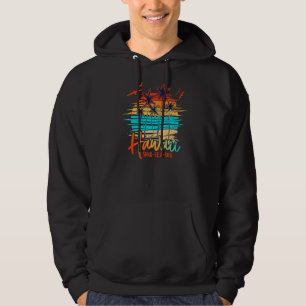 Sudadera Hawaii Isla Hawái Palm Beach Surfboard Vacati