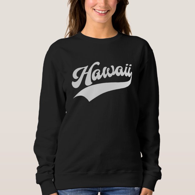 Sudadera Hawaii  Retro Throwback Design  Classic (Anverso)