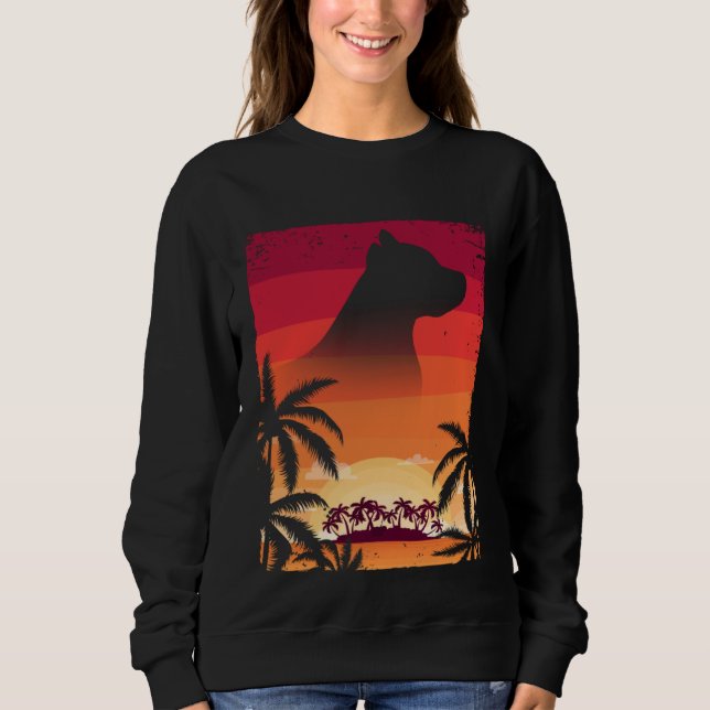 Sudadera Hawaii Vacation  Staffordshire Bull Terrier (Anverso)