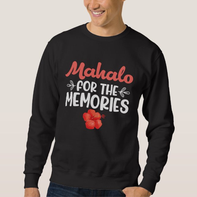 Sudadera Hawaiian Mahalo for the Memories Hawaii Pineapple  (Anverso)