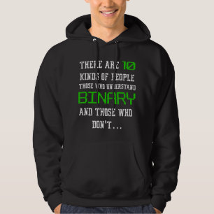 Sudadera Hay 10 Tipos De Personas Binario T Matemáticas div