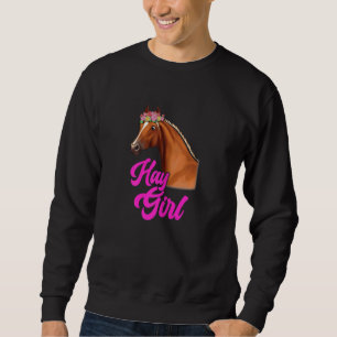 Sudadera Hay Chica Carreras de equitación Chica ecuestre Sp