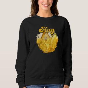 Sudadera Hay Farmacéutica Plantación Granja Tractor Farmi