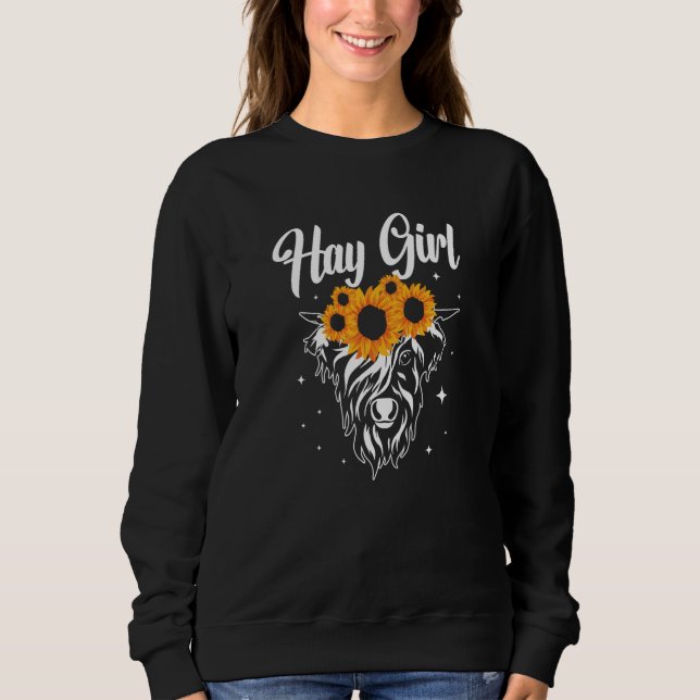Sudadera Hay Girl Goat Whisperer Farm Animal Goat Rancher L (Anverso)