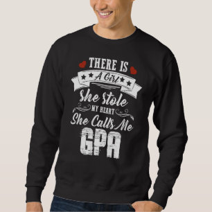 Sudadera Hay Un Chica Que Me Robó El Corazón Que Me Llamó G