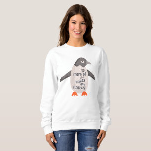 Sudadera Haz más de lo que te hace caer en el pingüino Barr