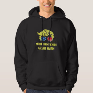Sudadera Haz que Janucá sea grande otra vez Trump judío