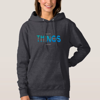 Sudadera Haz que las cosas ocurran - Retro Blue Edition Hoo
