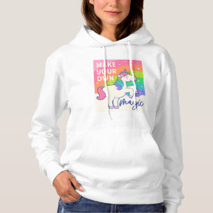 Sudadera Haz tu propia magia Cute unicornio