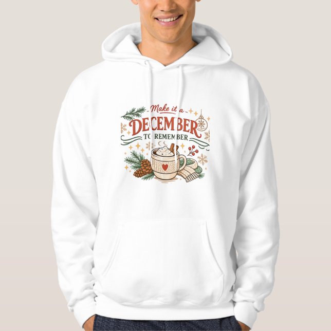 Sudadera Haz un diciembre para recordar Navidad (Anverso)